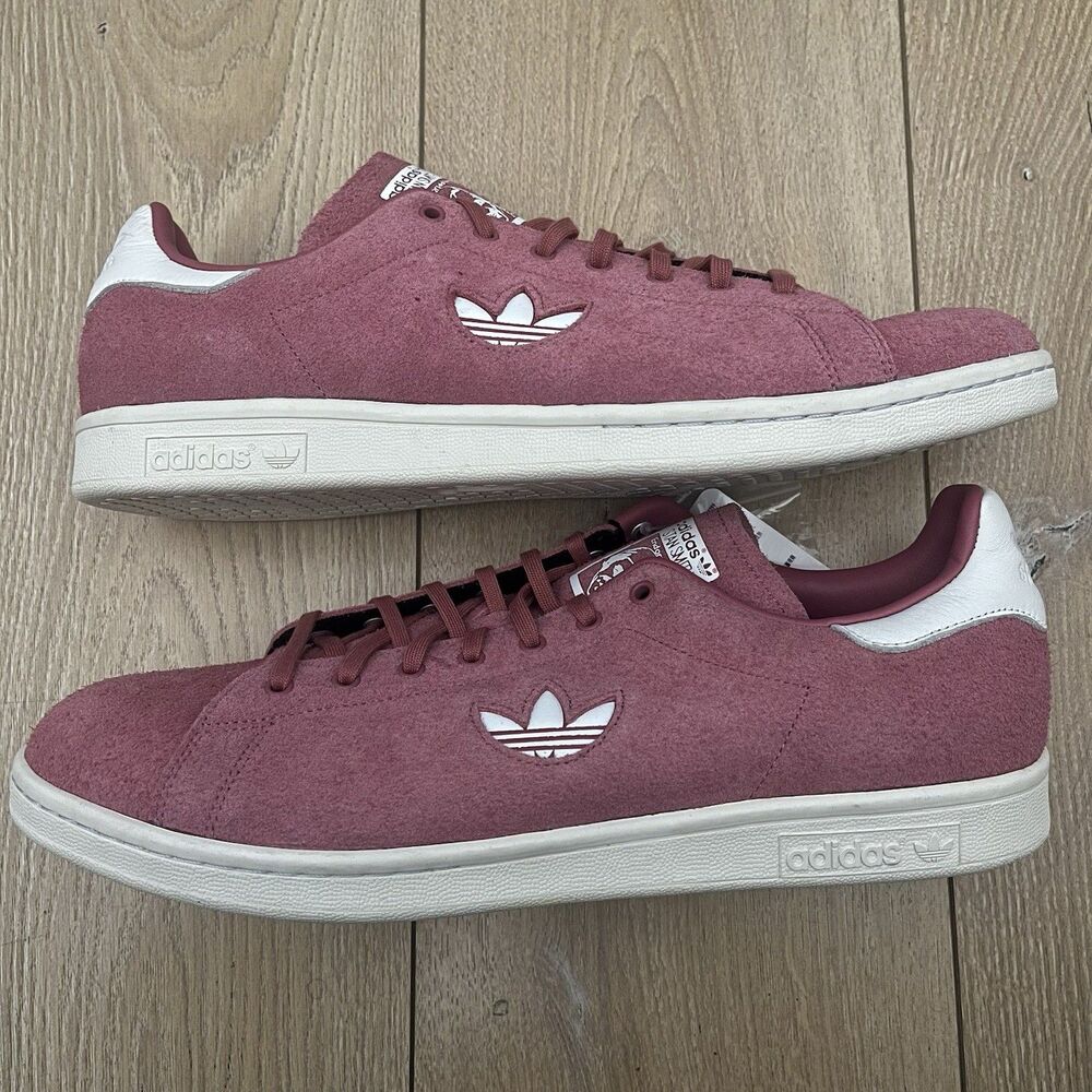 adidas Stan Smith Suede Trace Maroon Men's Shoes Sneakers Size 14